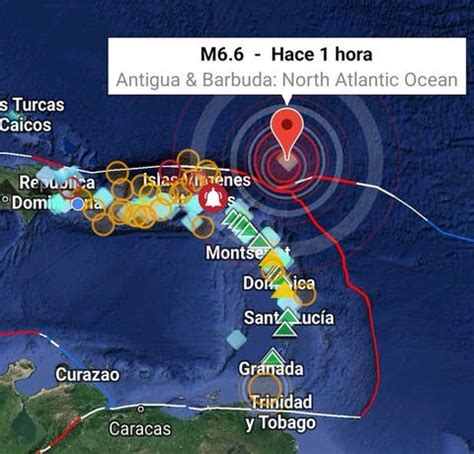 Sismo De Magnitud Sacude Noreste Del Caribe Y Rd Tambi N Lo Siente