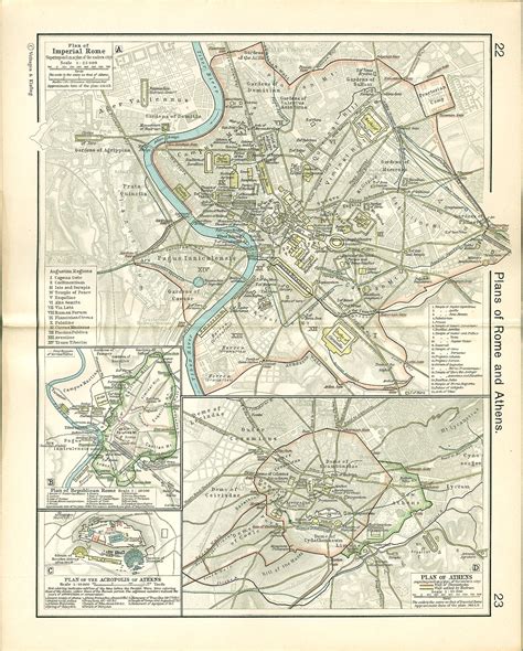 Ancient Rome City Layout Map