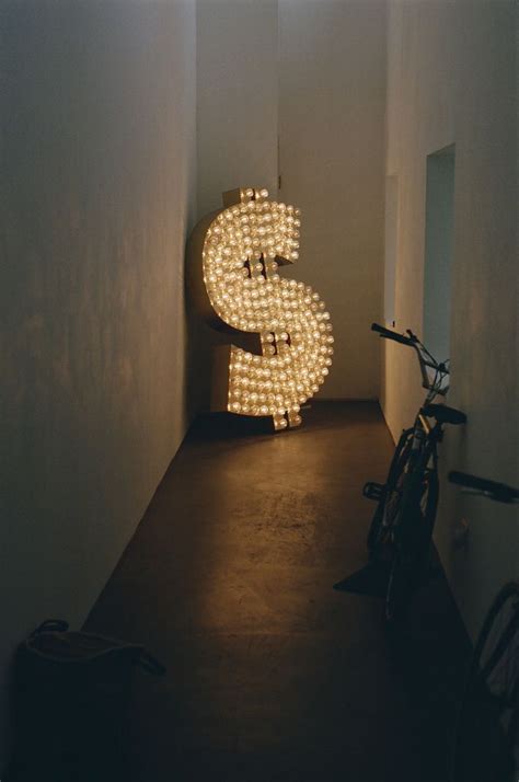 Dollar Sign Marquee Light Interior Decor Neon Lighting