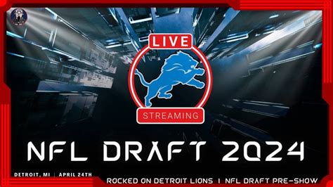 Detroit Lions Pre Draft Party Live Jersey Giveaway Youtube