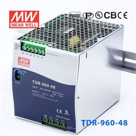 TDR 960 48 MEANWELL POWER SUPPLY STAR BABY ELECTRONICS