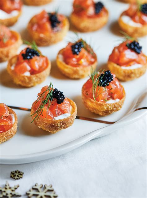 Canapés au gravlax de saumon et crème à la moutarde RICARDO