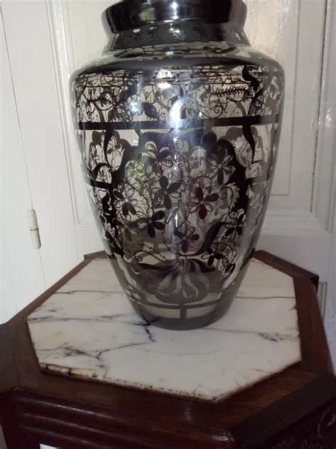 VASE SAINT GRAAL Cristal Et Argent EUR 280 00 PicClick FR