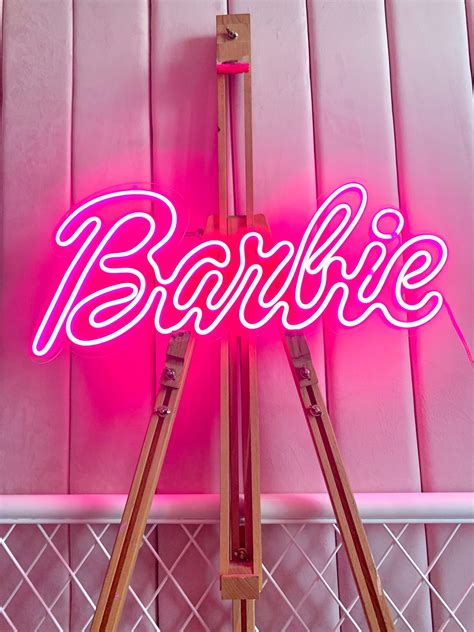 Neon Sign Barbie Barbie Neon Custom Neon Sign Light Barbie Etsy