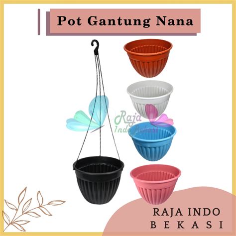 Jual Pot Pot Gantung Nana 20 Putih Mirip Pot Gantung Pumba 20 Murah