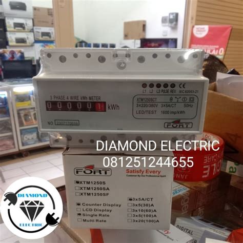 Jual Kwh Meter Fort Xtm1250sct 3 Phase 4 Wire Shopee Indonesia