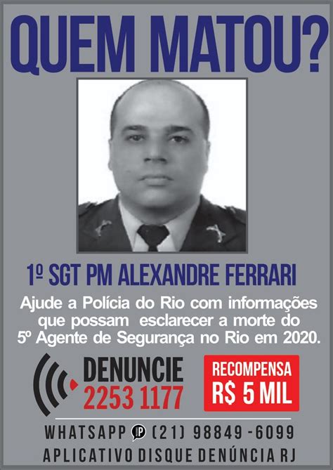 Disque Denúncia Divulga Cartaz Para Identificar Assassinos De Pm Na