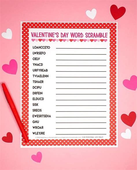 Mega Valentine S Day Games And Activities Bundle Valentines Day Words Valentine S Day Party