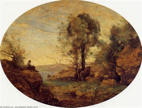 Paintings Reproductions La Patre Dominant La Gorge Rocheuse By Jean