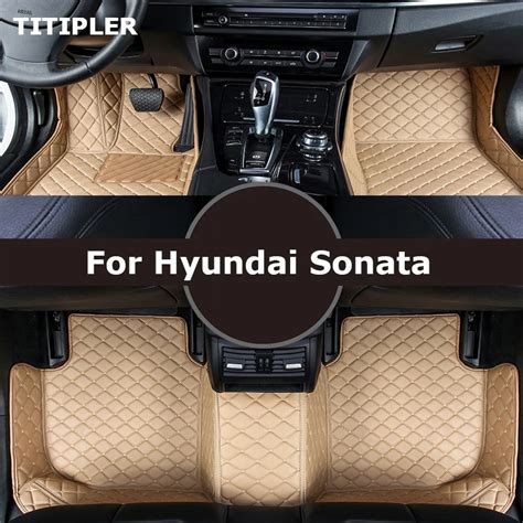 TITIPLER Custom Car Floor Mats For Hyundai Sonata Foot Coche