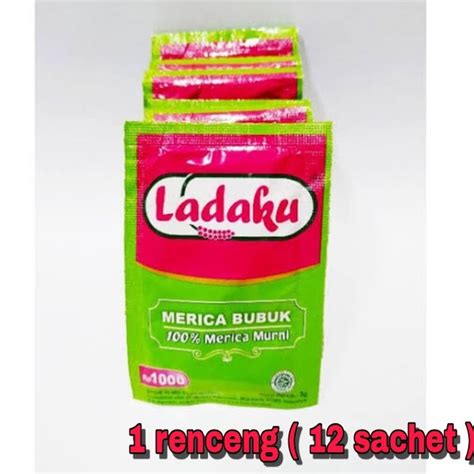 Jual Ladaku Ketumbar Kunyit Merica Bubuk Per Renceng Isi Sachet