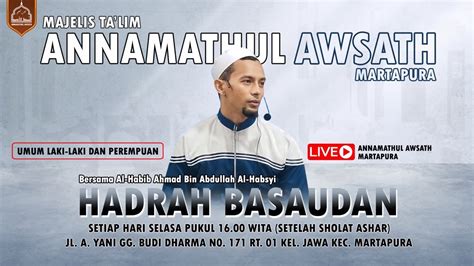 LIVE HADRAH BASAUDAN HABIB AHMAD ALHABSYI YouTube