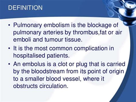 Pulmonary Embolism Ppt