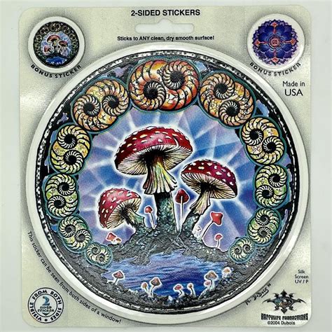 Mushroom Swirl Sticker Satori Imports