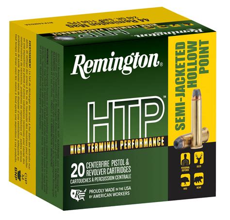 Remington Ammunition Htp Defense Rem Mag Gr Semi Jacketed