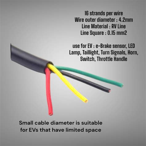 Jual Kabel Isi Diameter Kecil Awg Cocok Untuk Fiido Ev Molis