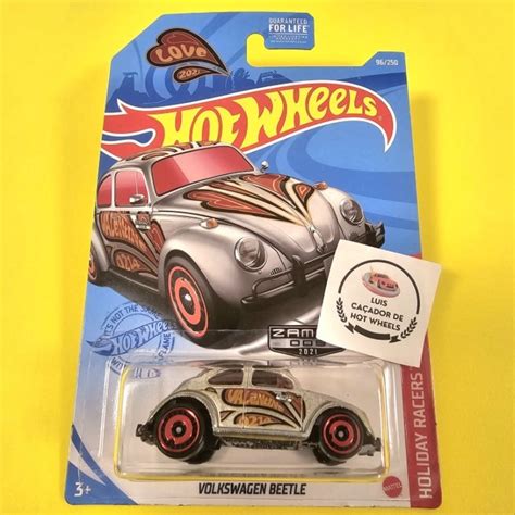 Volkswagen Beetle Fusca Valentine Hot Wheels Zamac Lacrado Shopee Brasil