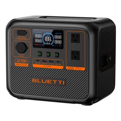 BLUETTI AC70P Portable Power Station 1000W 864Wh