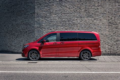 2020 Mercedes Benz V Class Puts On The Fancy Red Dress For Frankfurt Motor Show Autoevolution