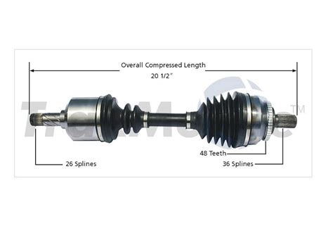 Volvo Cv Axle Shaft Front Driver Side Aftermarket Vo Surtrack