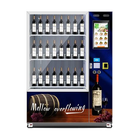 Haloo Self Service Elevator Wine Vending Machine Smart Fridge Beer