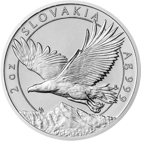 Silver Two Ounces Slovakia Eagle Coin From Niue Online Coin Club