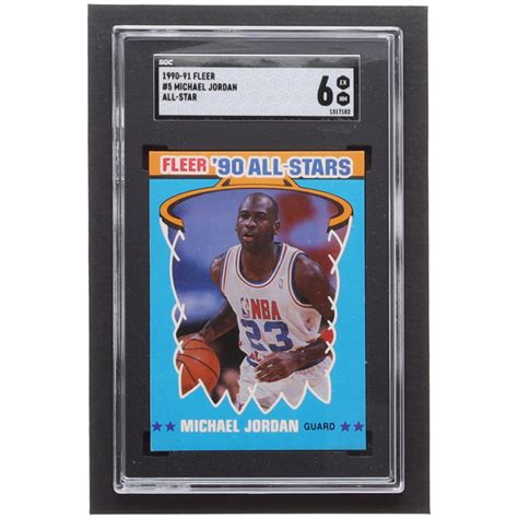 Michael Jordan Fleer All Stars Sgc Pristine Auction