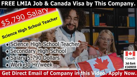 How To Get A LMIA Approved School Teacher Job In Canada LMIA Jobs