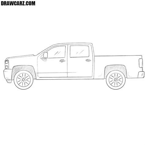 How To Draw A Chevy Truck Np