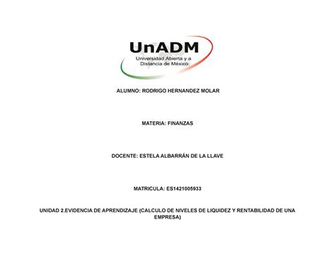 LFIZ U2 EA ROHM TAREA ALUMNO RODRIGO HERNANDEZ MOLAR MATERIA