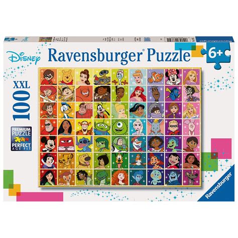 Ravensburger Disney Jigsaw Puzzle Multi Character 100 Piece Xxl For Ages 6