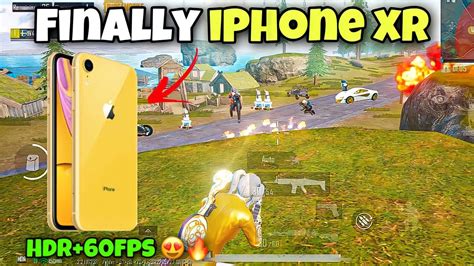 Omg😍first Gameplay On Iphone Xr 🔥hdr 60 Fps Pubg Mobile Test 2022