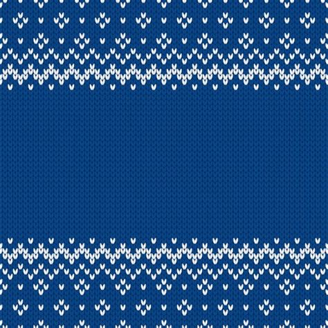 Seamless Knitted Christmas Pattern Royalty Free Vector Image