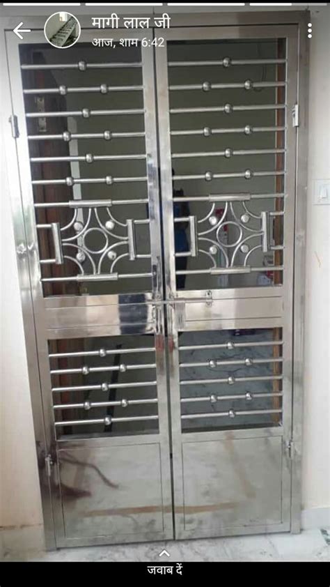 Simple Stainless Steel Ss Safety Dor Gate For Home At Rs Square