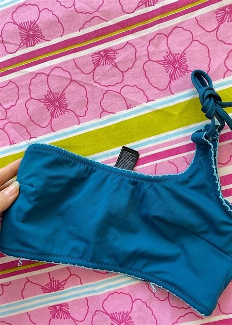 Oetrol Mavisi Tek Omuz Ba Lamal Bikini St Trendyol Milla Bikini