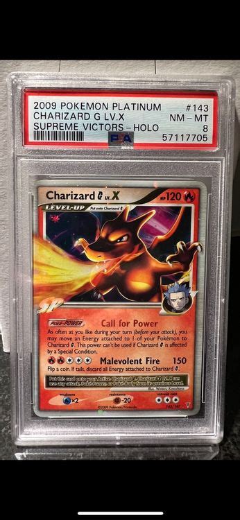 Pokemon Platinum Charizard G Lv X Psa Kaufen Auf Ricardo