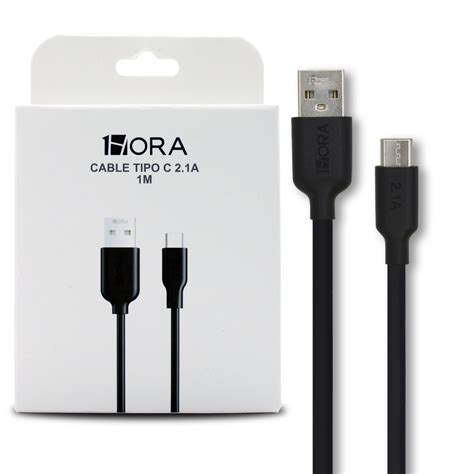 Cable Tipo USB C 1 Metro 3 Amperios 1Hora CAB262 Playbox Electronics