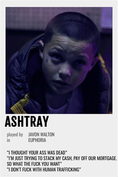 Ashtray Polaroid Poster | Euphoria, Character names, Human