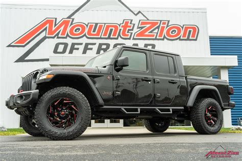 2021 Jeep Gladiator Rubicon Black & Red - Mount Zion Offroad