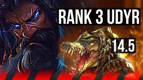 UDYR Vs RENEKTON TOP Rank 3 Udyr EUW Challenger 14 5 YouTube