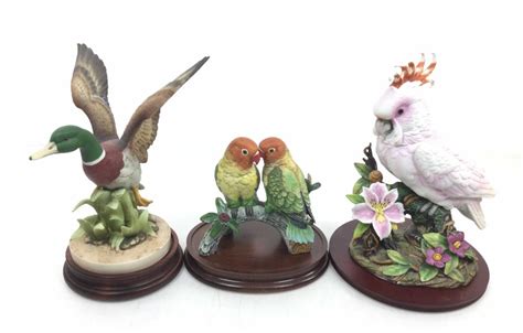 Lot Andrea Sadek Porcelain Bird Figures