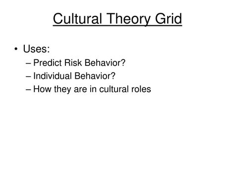 Ppt Culture Theory Powerpoint Presentation Free Download Id4294624