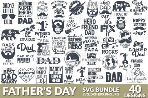 Fathers Day SVG Bundle 572895