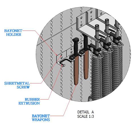 Bayonet Storage Weapons Storage Solutions