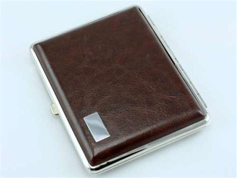 Brown Leather Cigarette Case