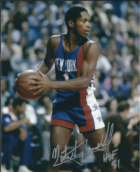 Nate Archibald Autographed Signed 8X10 New York Nets Photo Autographs