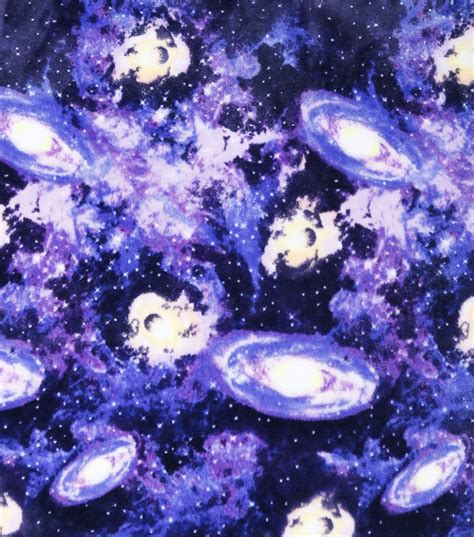 Sew Lush Fleece Fabric Celestial Planets Joann