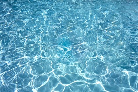 Clear Blue Water Swimming Pool Stock Image Image Of Horizontal