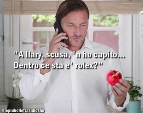 Francesco Totti E Ilary Balsi La Guerra Dei Rolex E Lo Spot Esselunga