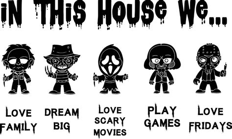 Horror Movie Vinyl Decal